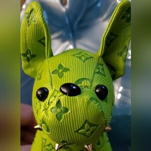 COPY - Green Bulldog Bagcharm,Keyring Charm